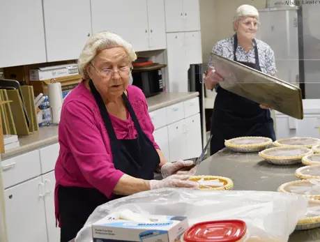 Senior services kitchen staff
